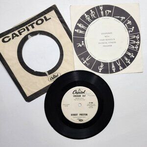 Chicken Fat Youth Fitness Song by Robert Preston 1961 LP RARE DISCONTINUED